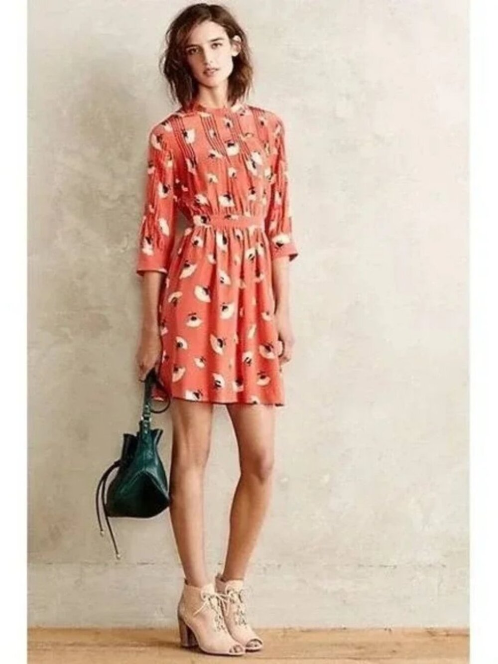 Anthropologie Lauren Moffatt Poppy Field Dress size 2